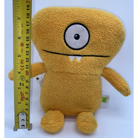 Ugly Dolls Plush Wedgehead Yellow One Eye Weighted Stuffed Toy 7.5” Hasbro 2019 - Picture 9 of 9